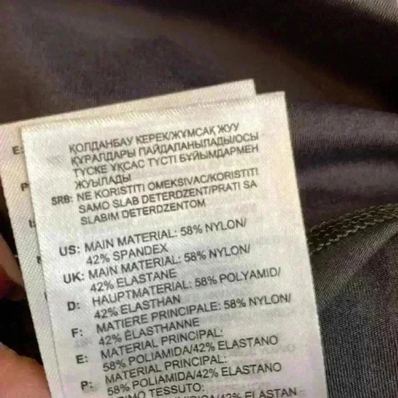 Adidas Compression Active Leggings Dark Gray New Size small - Picture 9 of 10